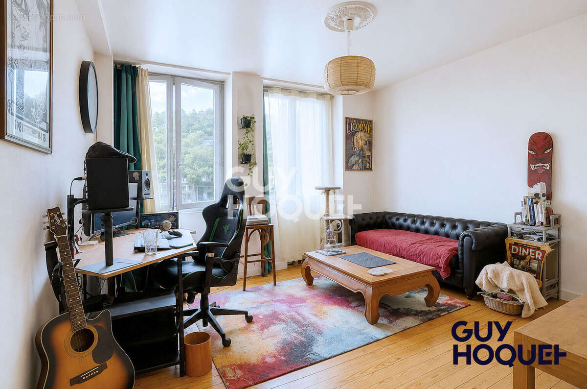 A vendre T2 de 39 m² avec vue Saône à Lyon 5. - photo 3