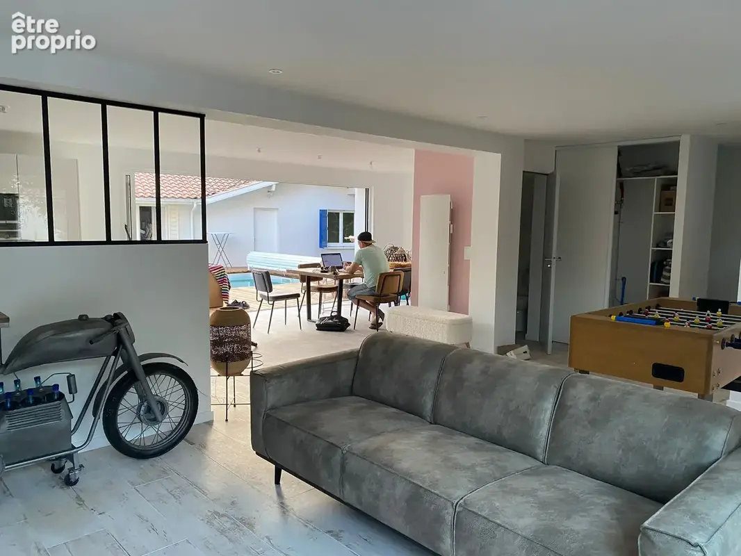 Maison T6 CAPBRETON quartier BOUHEBEN 130m2 + T1 de 23m2 + garage 16m2 + Pool House 15m2 - photo 6