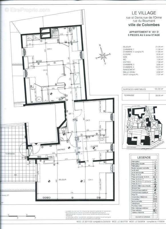 Appartement à COLOMBES