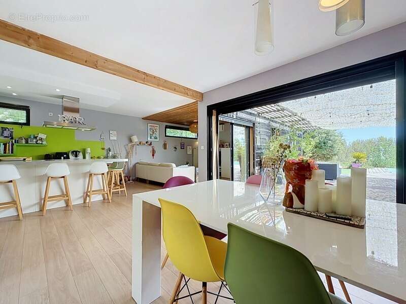 Juvignac : fontcaude – villa contemporaine en bois avec piscine et vue panoramique sur le golf - photo 9
