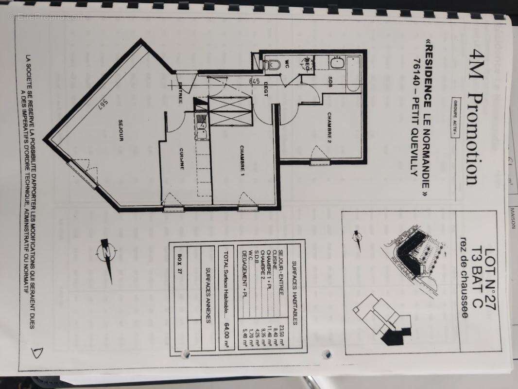Appartement à LE PETIT-QUEVILLY