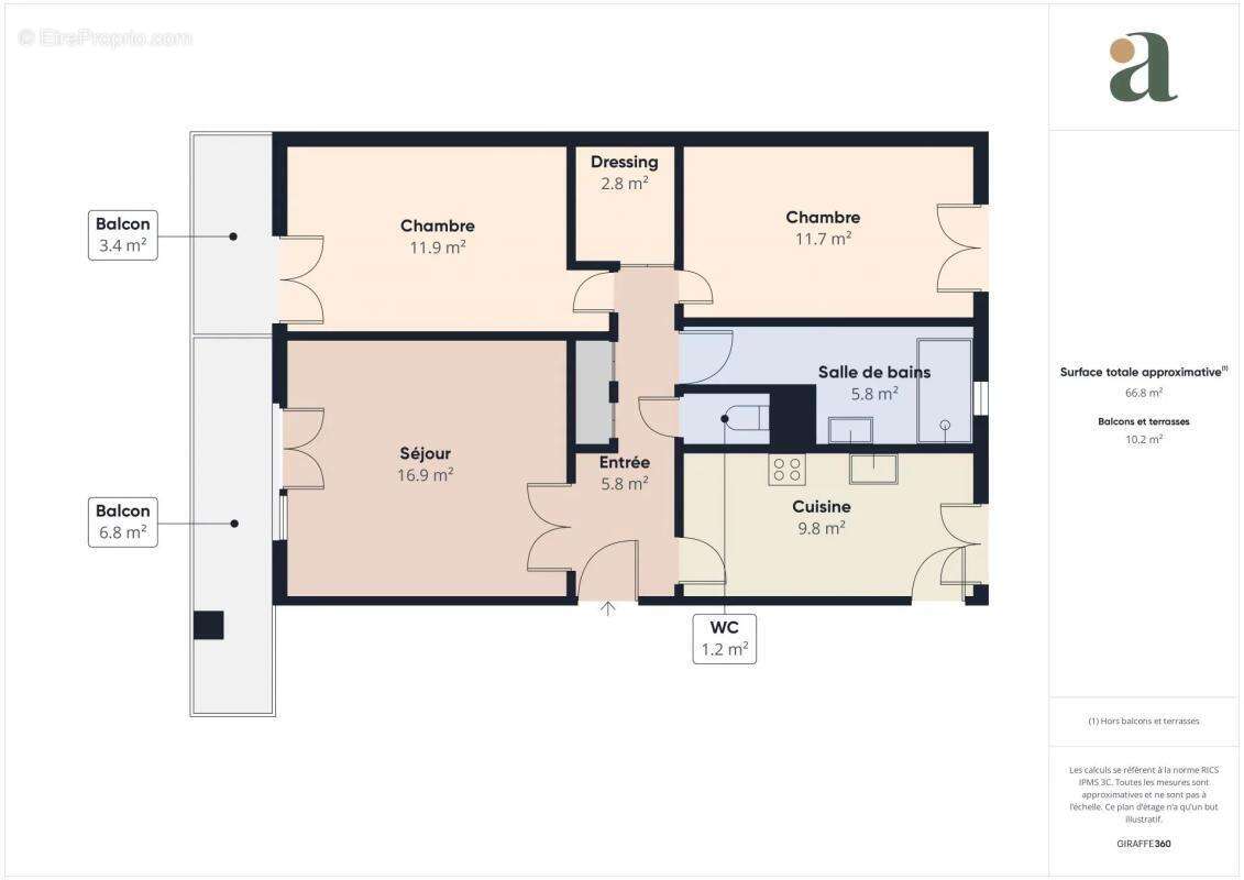 Appartement à AIX-EN-PROVENCE