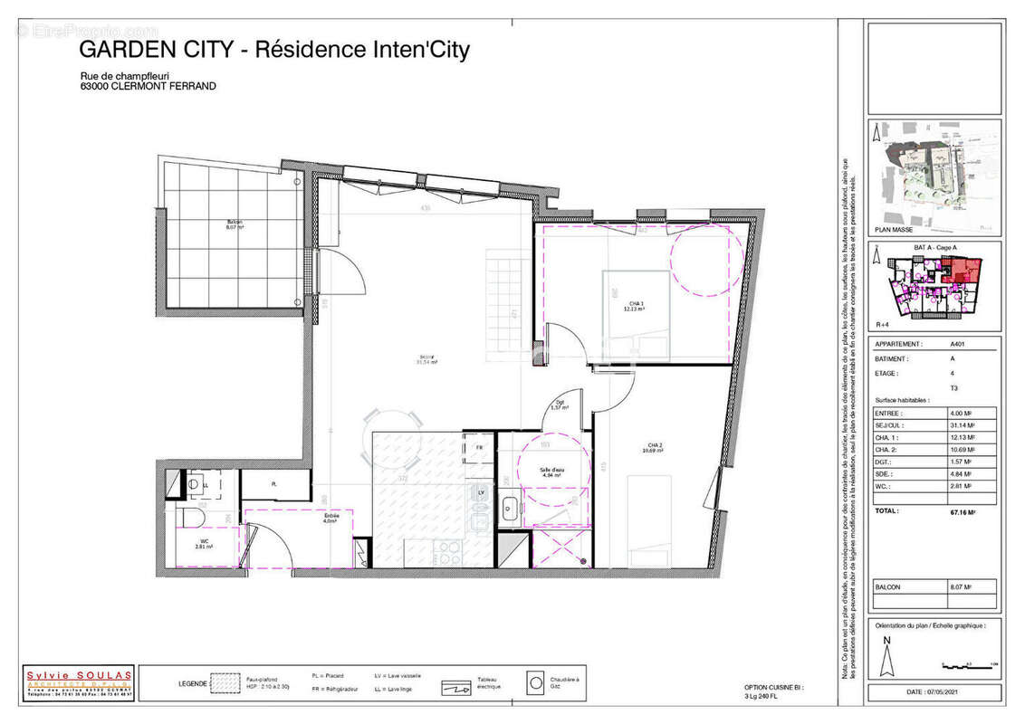 Appartement à CLERMONT-FERRAND