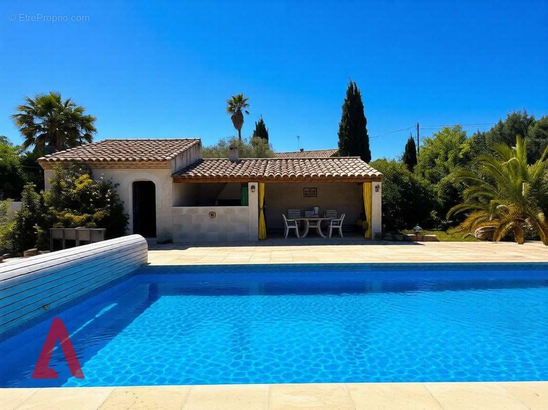 Élégante Villa Contemporaine T4 de Plain-Pied avec Piscine Chauffée, Pool-House, Grand Garage, Carport et Accès Camping-Car  Ar - photo 8