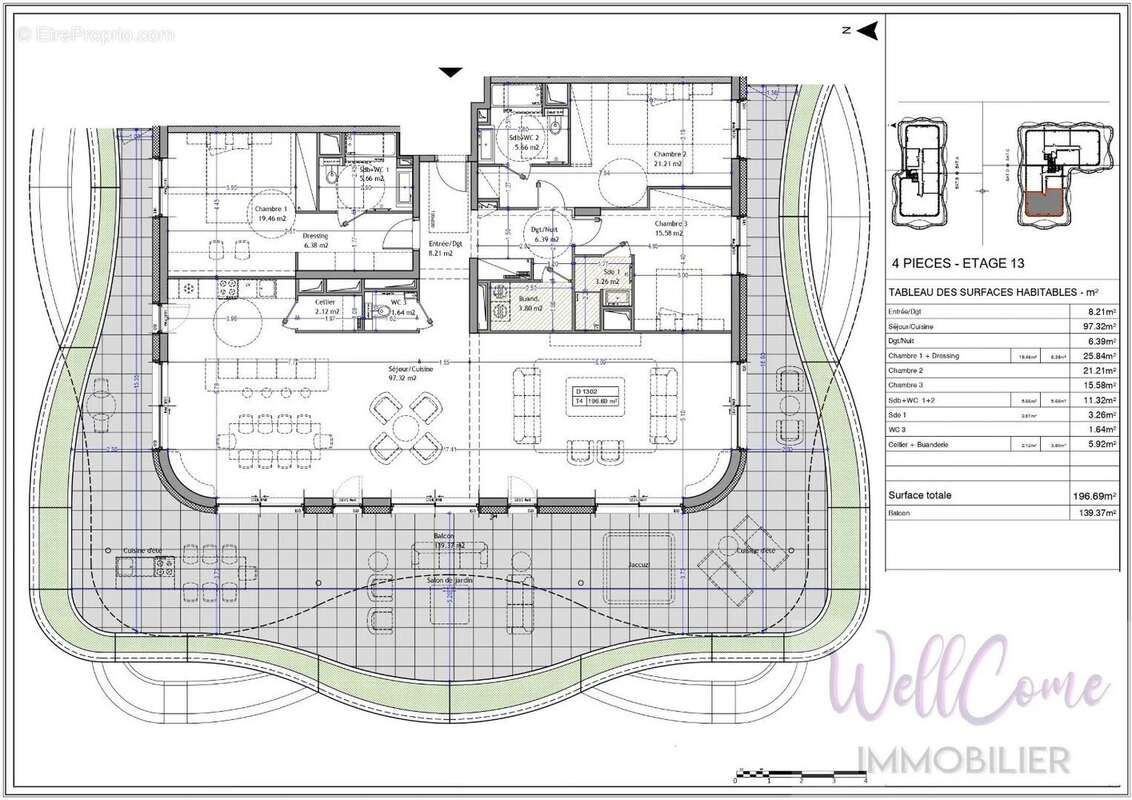 VEFA - Appartement T4 de 196m² en Attique (Box double inclus) à Aix-Les-Bains ! - photo 3
