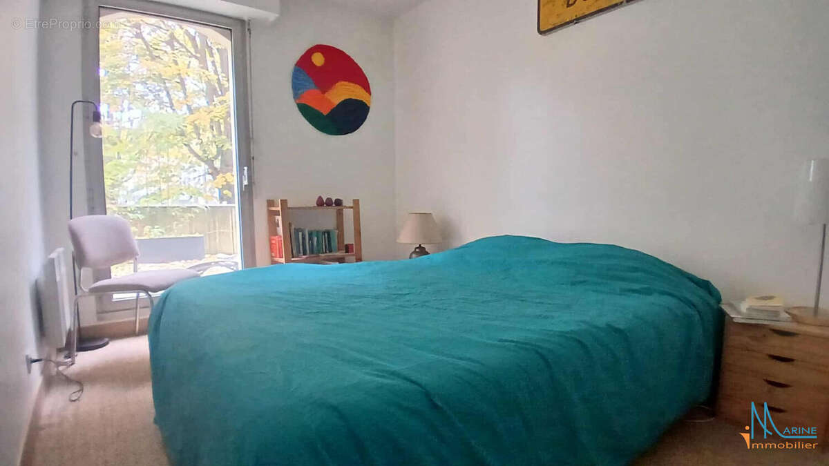 chambre avec accès terrasse appartement traversant rouen - Appartement à ROUEN