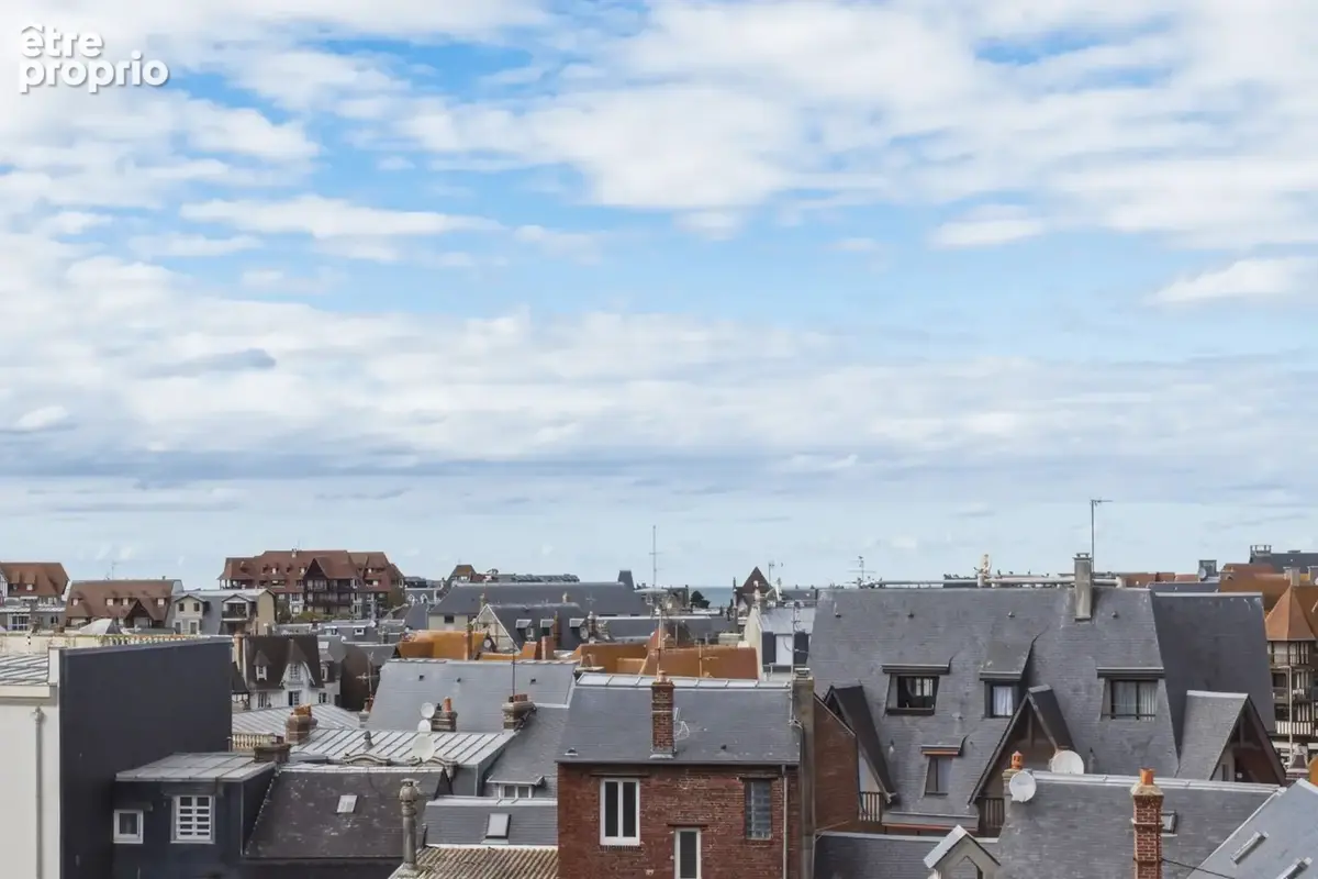Deauville hyper-centre   Duplex T2 57,50 m2   Terrasse   Parking   Dernier étage avec ascenseur - - photo 9