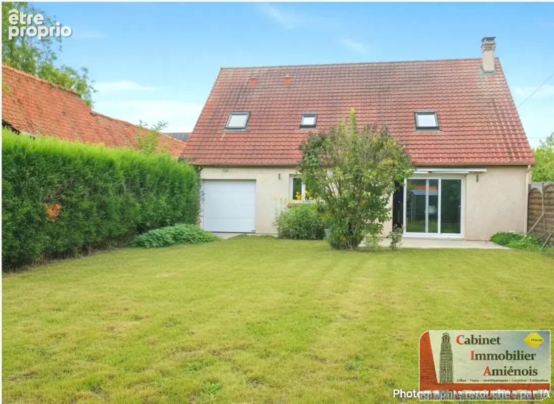 Flesselles : Pavillon individuel 136m2 avec 4 chambres, terr - photo 7