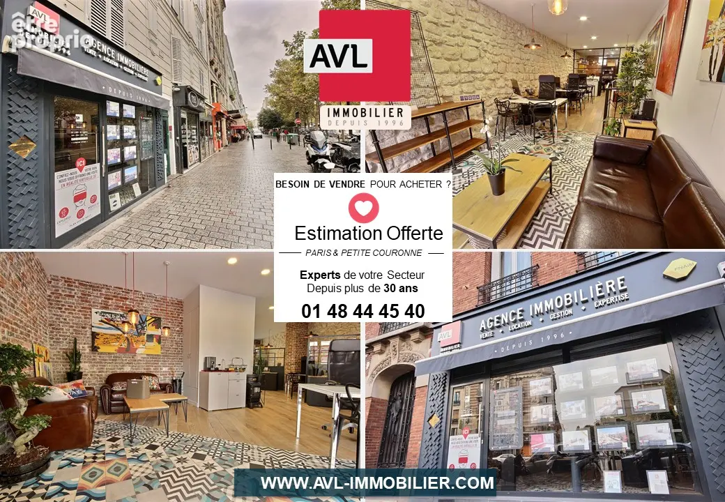 Pantin  rue beaurepaire  métros hoche & église de pantin  4 pièces traversant  85 m²  terrasse de 10 m² + jardin  exposition ple - photo 18