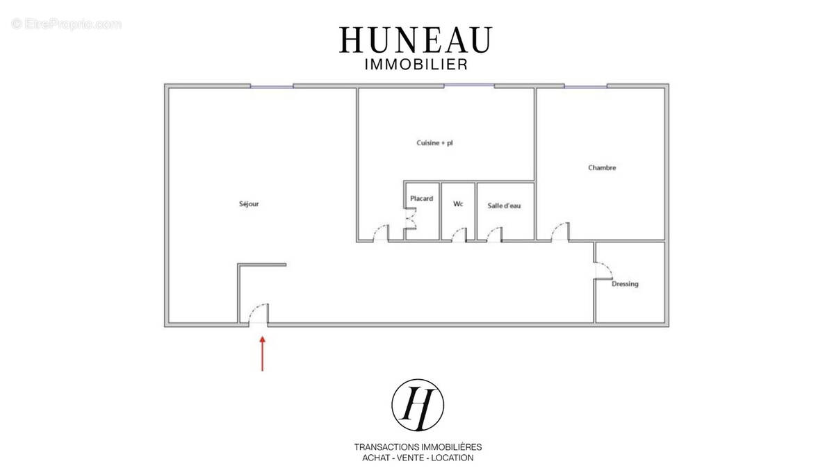 Appartement à PARIS-18E