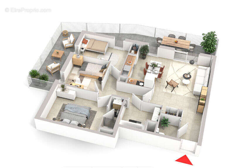 Appartement à MARSEILLE-9E