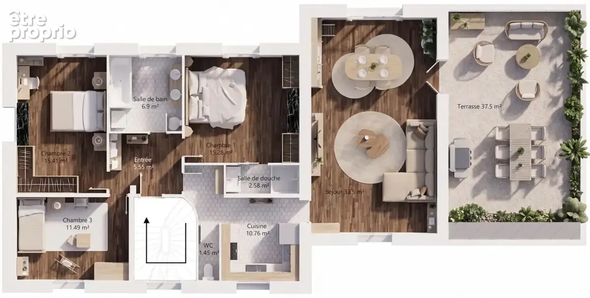 Appartement T4, 101 m², Le Perreux-sur-Marne Parc du Perreux - photo 6