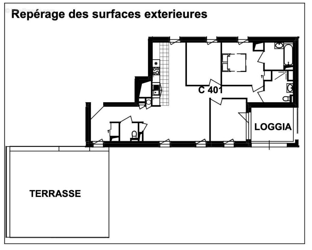 Appartement 83 m² à Lannion  - photo 4