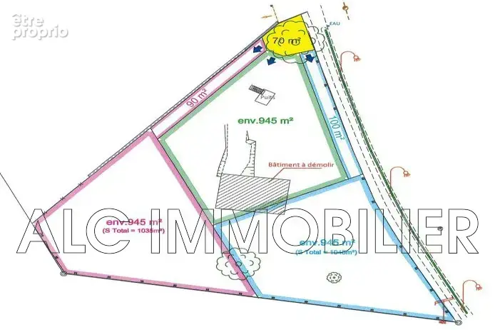 Terrain 1 000 m² à vendre à Valframbert (61250) - photo 2
