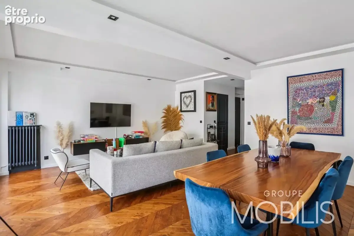 75016 - faisanderie/longchamp - appartement rénové de 60,84 m2 en étage élevé, avec balcon et vues dégagées - 1 chambre - traver - photo 9