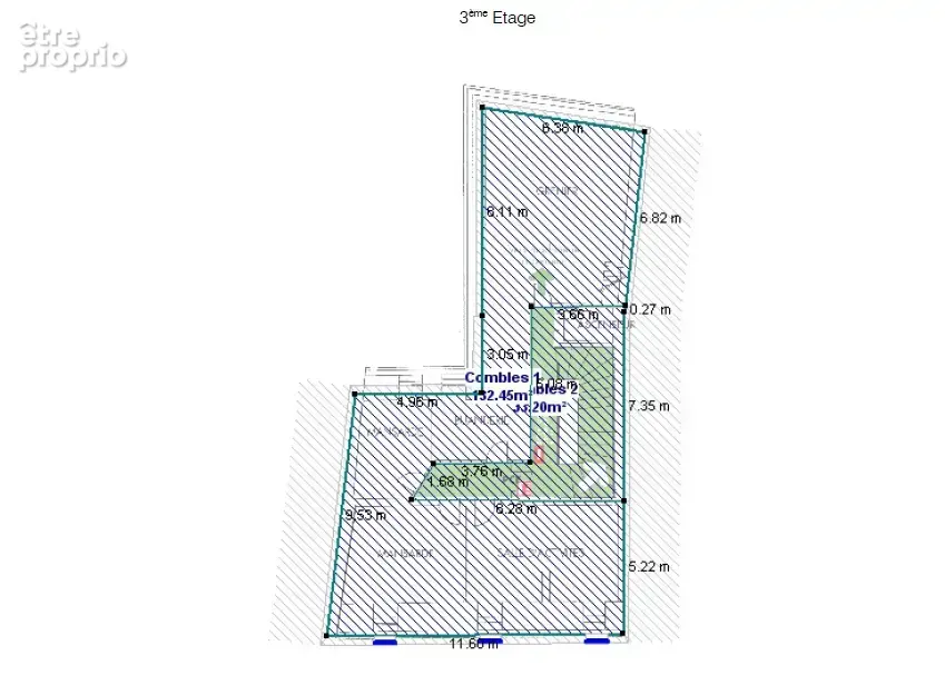 Immeuble de bureaux 468 m2 hab. Centre ville - photo 14
