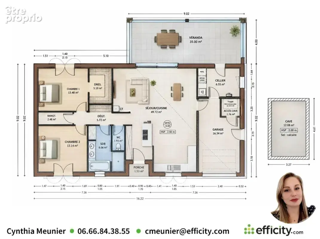 Maison 4 pièces 140 m² à vendre à Theil-Rabier (16240) - photo 2
