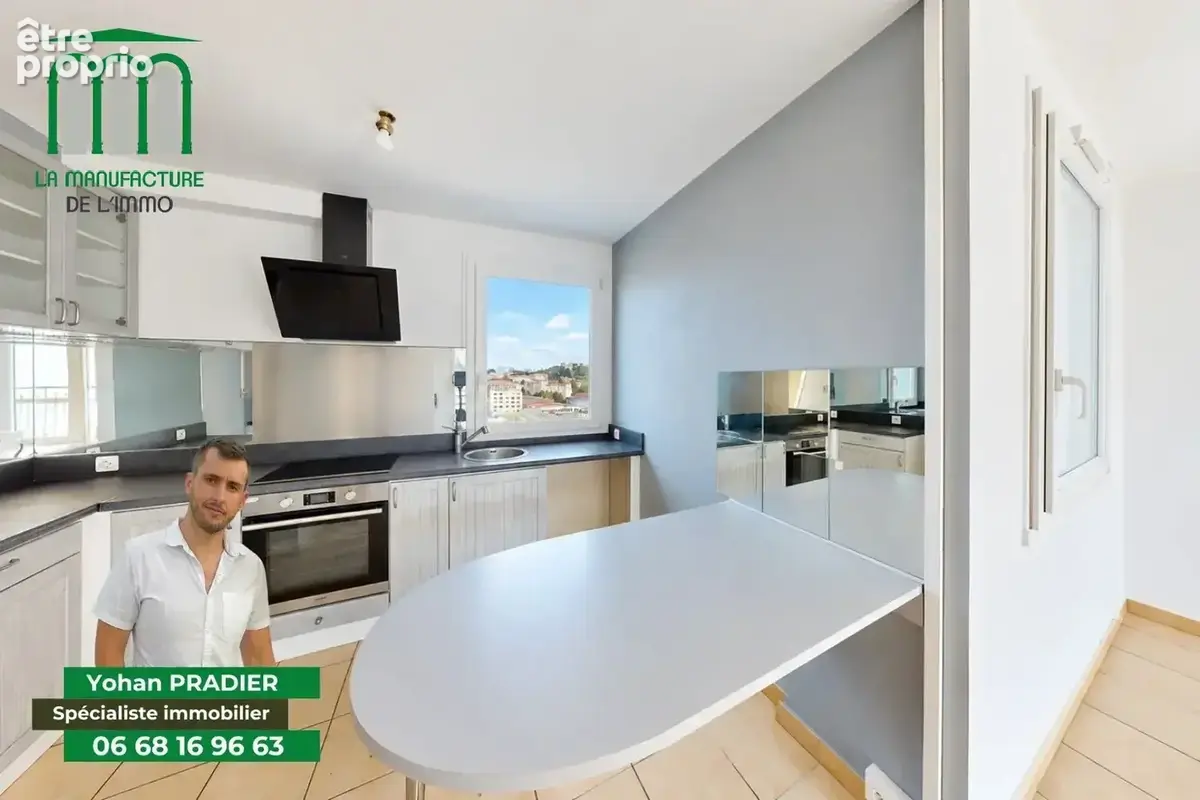 Appartement T4 - 3 Chambres - Dernier étage - Balcon - Garage/ Prox. Bellevue-La Rivière - photo 3