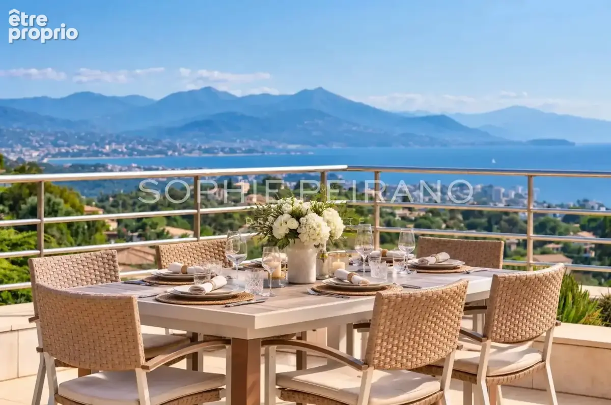 Super cannes - villa californienne - vue panoramique mer et montagnes - photo 2