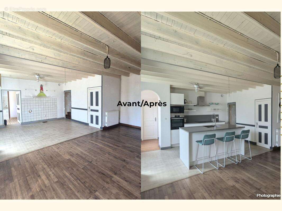 Maison de 92 m 2  à Blanzay, 3 chambres , garage, jardin, atelier - photo 6