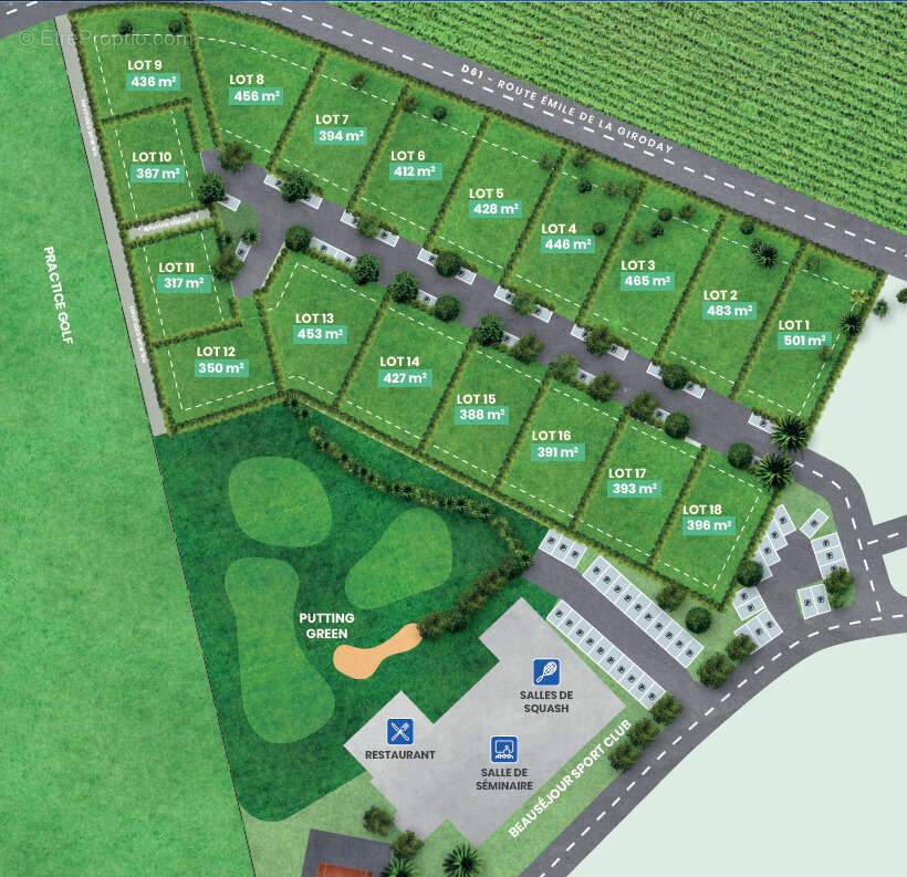 Terrain à SAINTE-MARIE