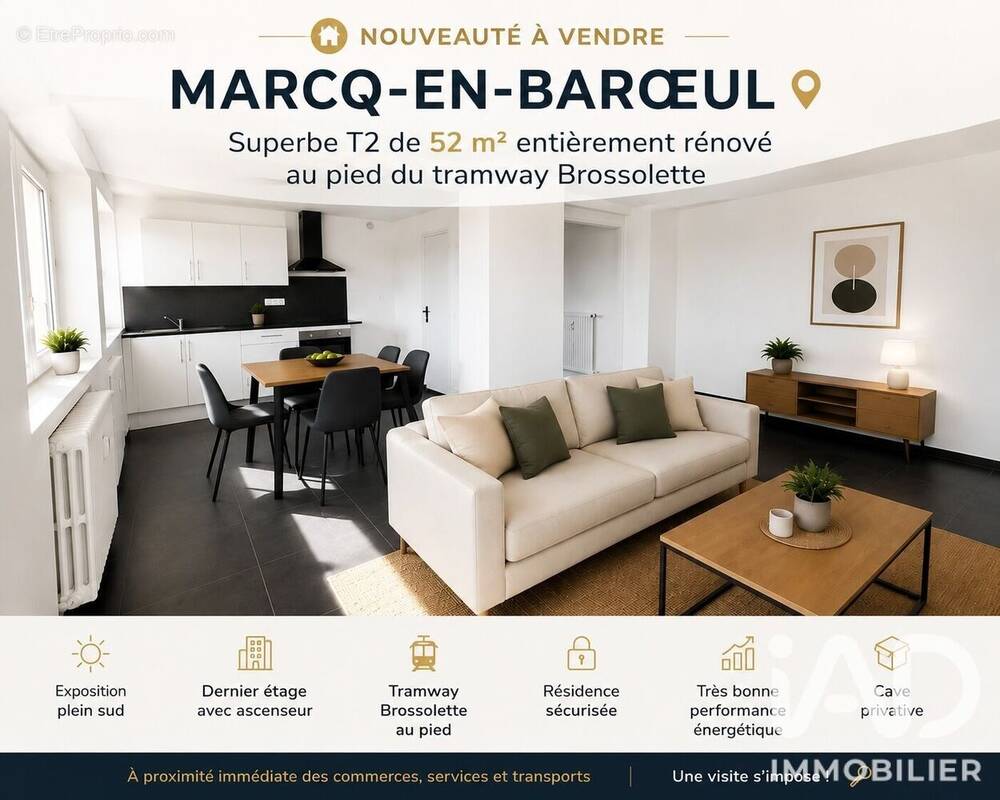 Photo 1 - Appartement à MARCQ-EN-BAROEUL