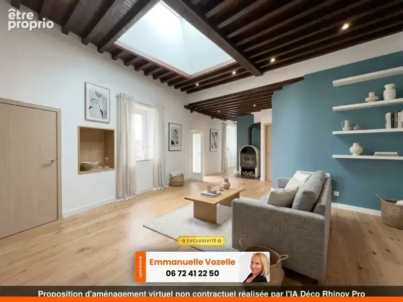 Maison de bourg de 65m² plain-pied à Veyre-Monton - photo 1