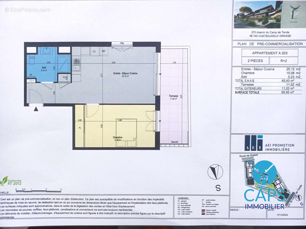 Appartement 45 m² à Chateauneuf-Grasse  - photo 4