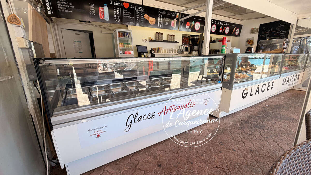 A vendre fonds de commerce glacier 60 m2 avec laboratoire de preparation terrasse et salle interieur port de hyeres - photo 6
