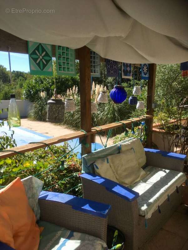 terrace - Maison à VILLARZEL-DU-RAZES