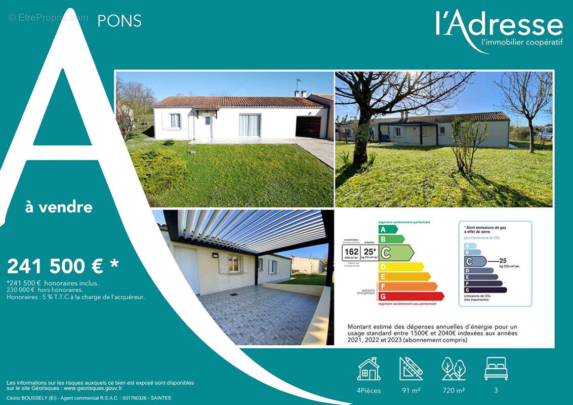 Maison à PONS