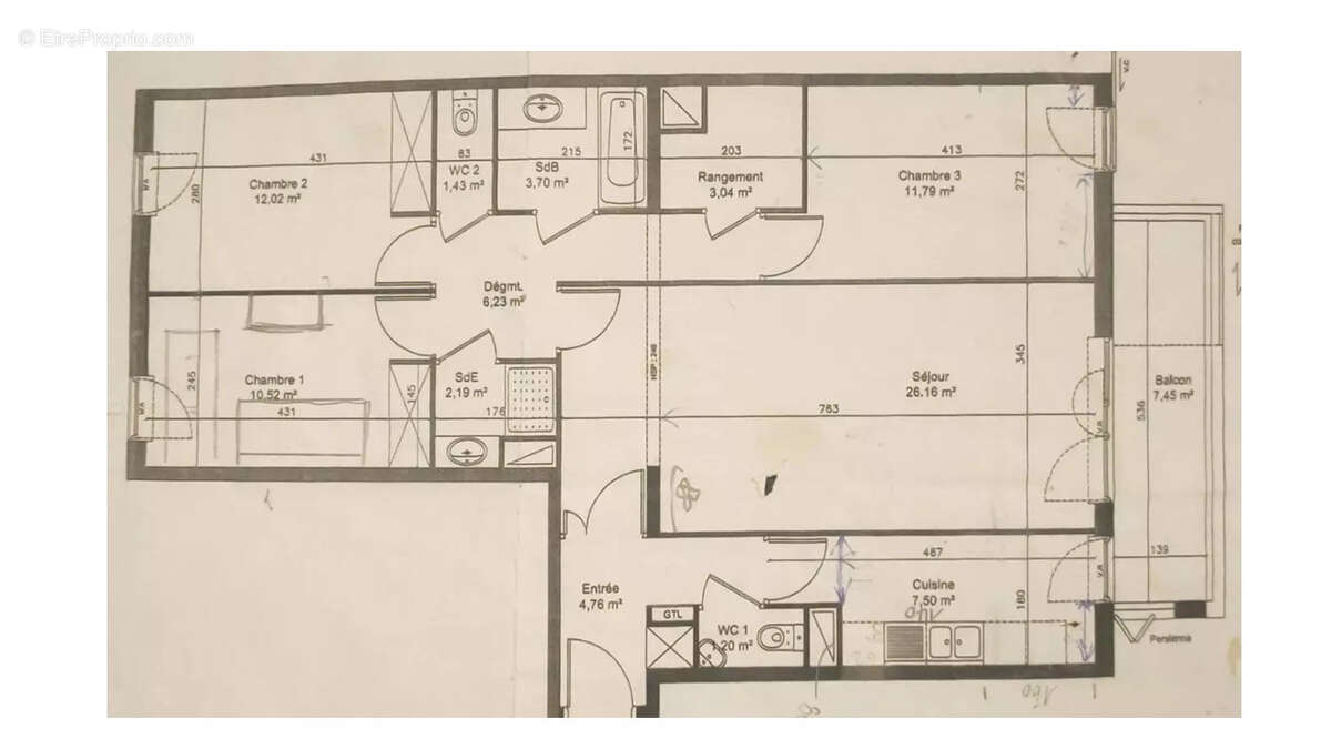 Appartement à BOULOGNE-BILLANCOURT