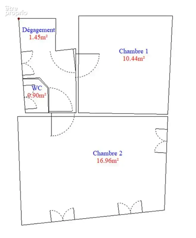 Saint Romain Lachalm 43620 Centre bourg Maison de village en pierre à rénover 61m² habitables - photo 10