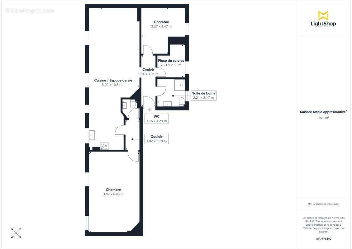 Appartement à IVRY-SUR-SEINE
