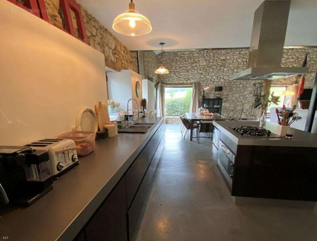 Grange convertie en loft avec maison d'amis, piscine chauffée et dépendances - photo 4