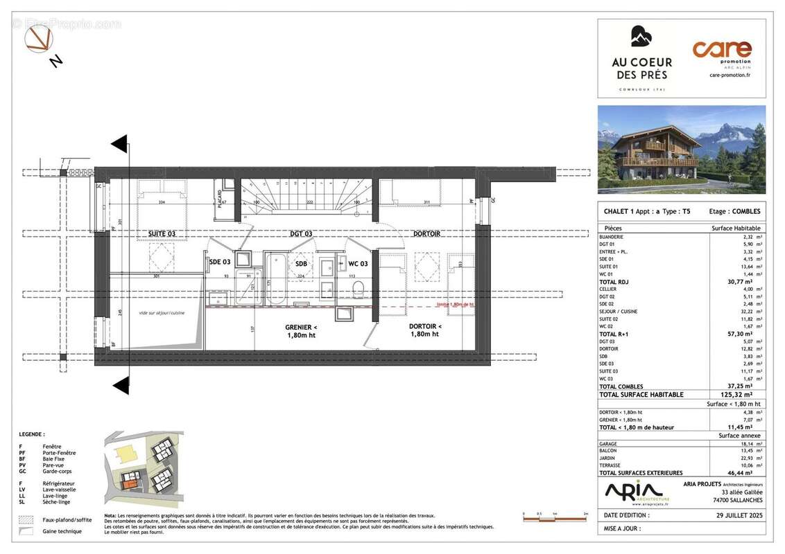 Appartement à COMBLOUX