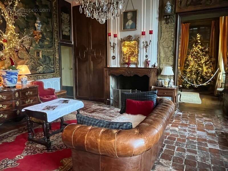 ELEGANT CHATEAU XVIIIs, sans travaux, sur 1 hectare clos de murs, jardin paysagé, chapelle, orangerie, dépendances, pour famille - photo 3