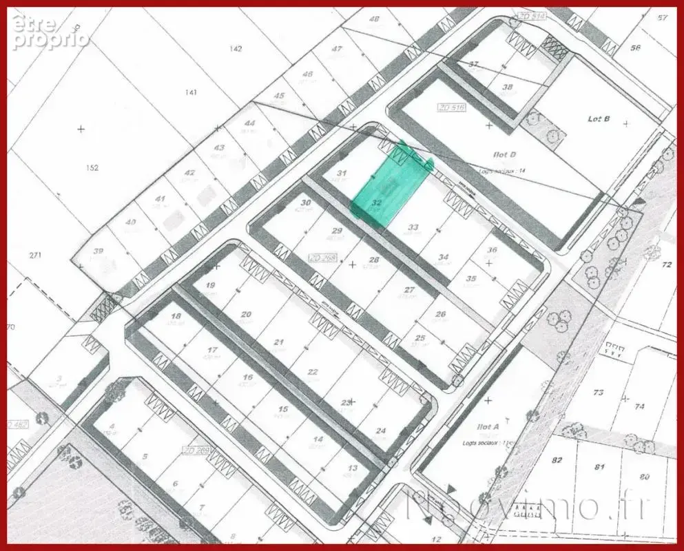 Terrain 446 m2 centre st lyphard viabilise libre de construc - photo 5