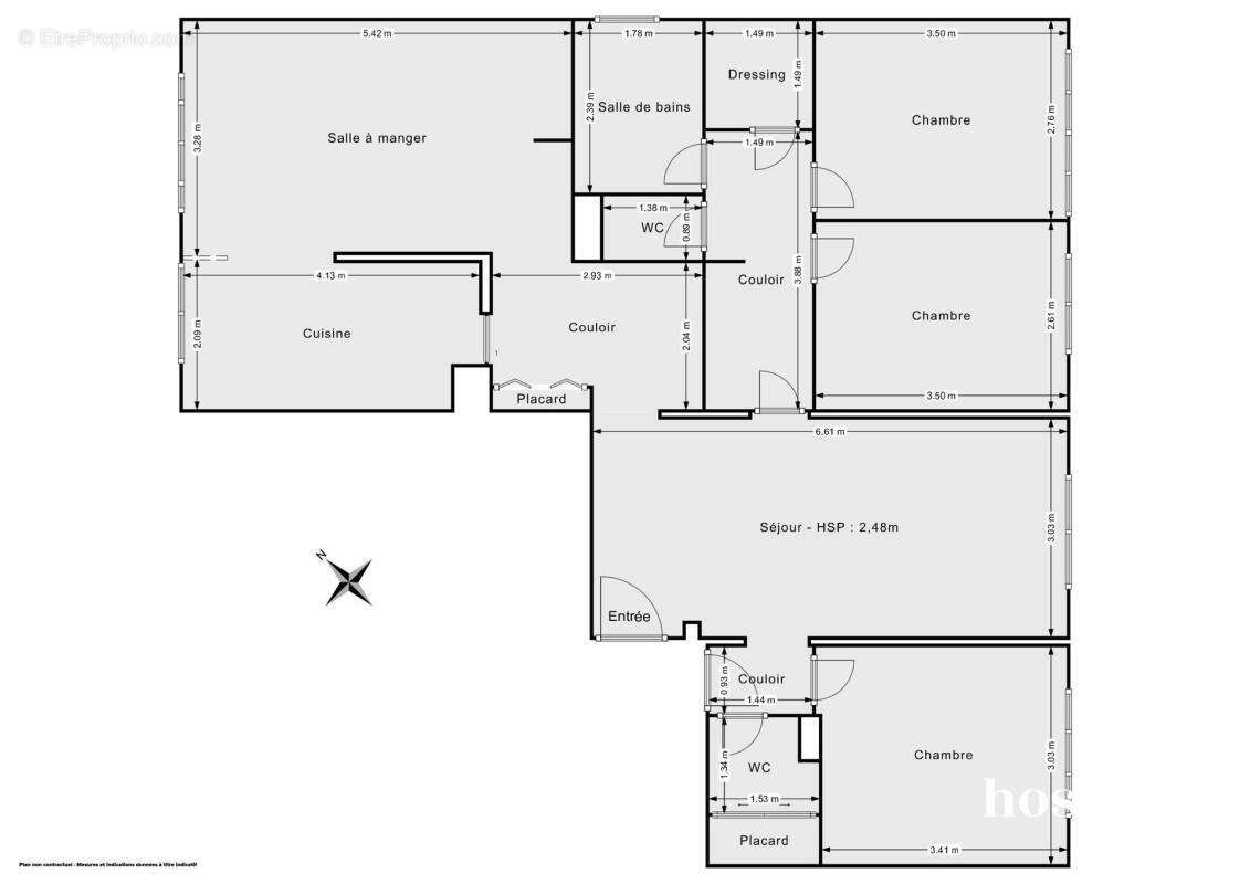 LYON 6ᵉ – Saint-Pothin  99 m² en 9ᵉ étage  Vue panoramique Croix-Rousse  Garage disponible - photo 10