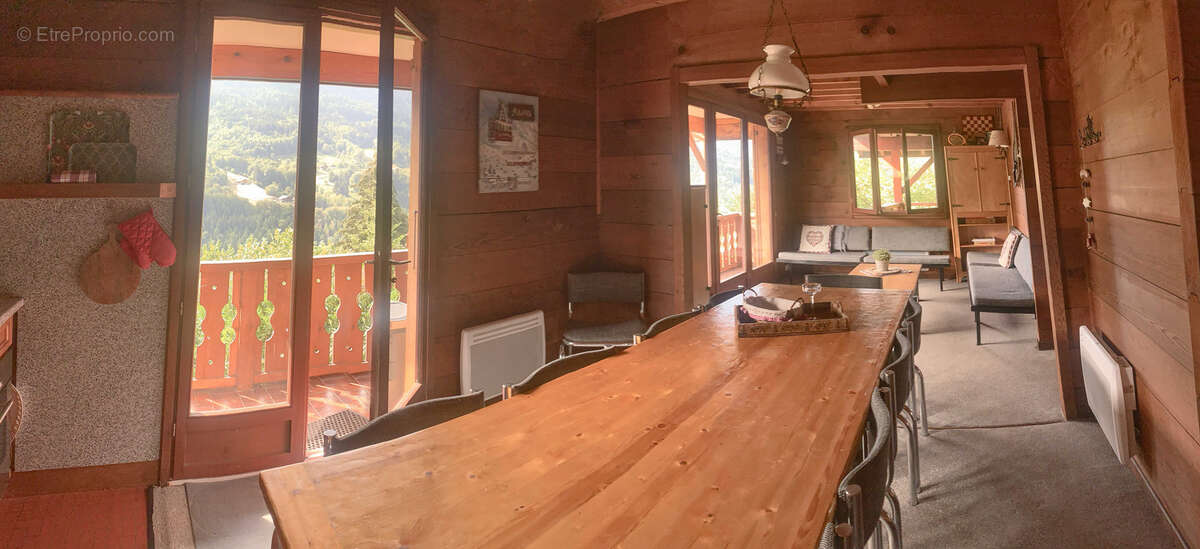 Chalet 8 pièces, vue carte postale sur les Aravis - photo 6