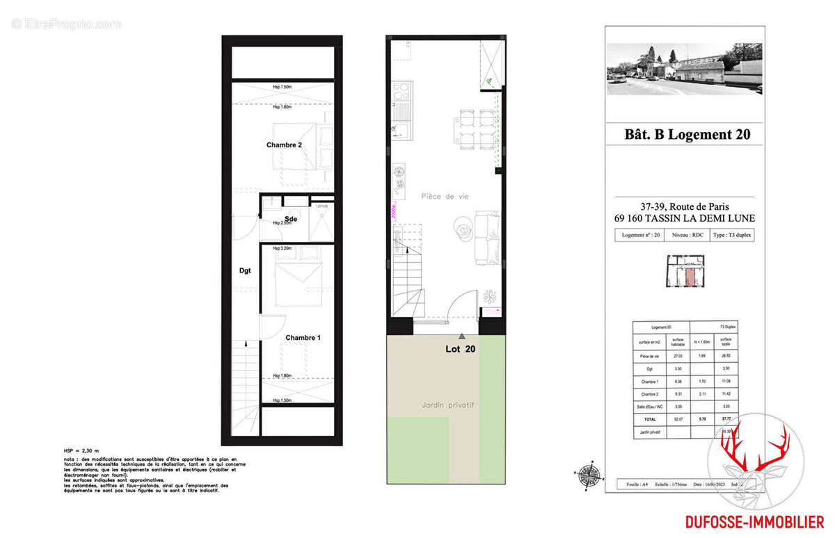 Tassin-la-Demi-Lune Vente en bloc 5 appartements 241 m² - photo 7