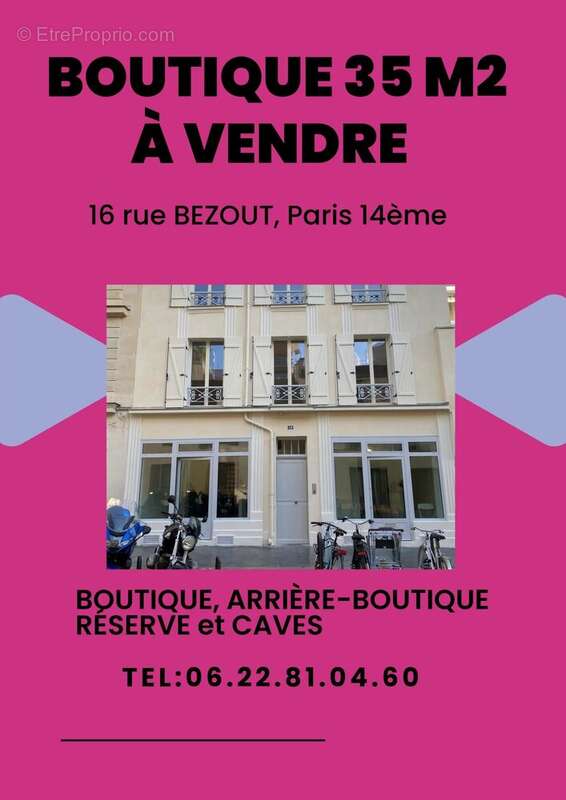 Commerce à PARIS-14E