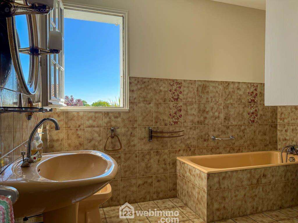 Une salle de bain à rafraichir, - Maison à POUZAUGES