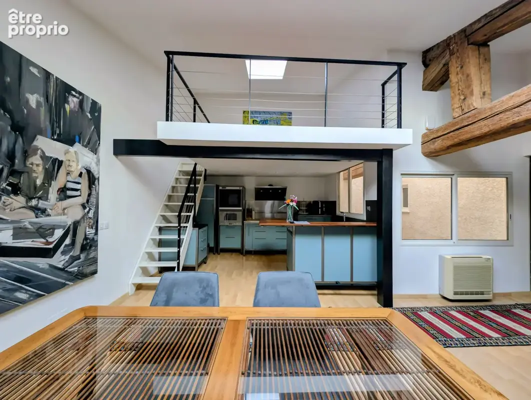 Appartement atypique t6 en duplex esprit loft centre ville de sete - photo 13