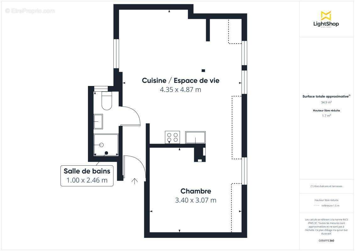 Appartement à PARIS-8E