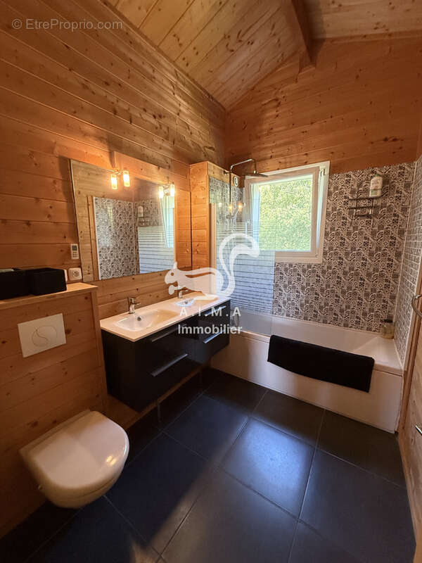 Mios, sur 2390m2 de jardin, belle maison 3 ch, beau séjour/cuisine lumineux, sdb, sde, deux wc, terrasses - photo 7