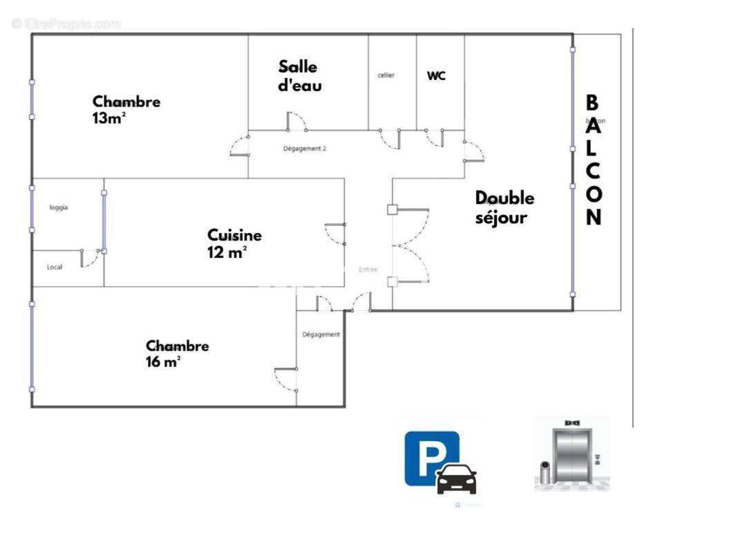 Appartement à SALON-DE-PROVENCE