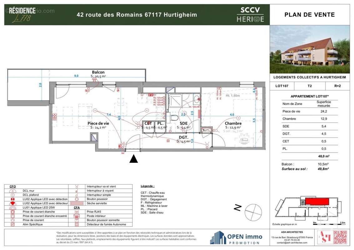 Appartement à HURTIGHEIM