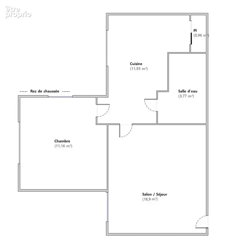 Appartement F2 à Rémilly (prox gare). - photo 5