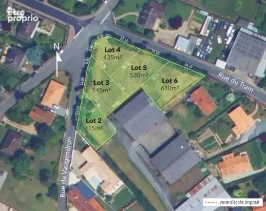 Terrain de 528 m² à VOUILLE - photo 2